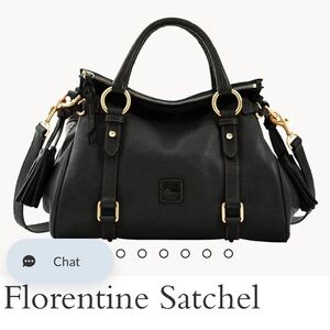 Black black mini Dooney and Bourke